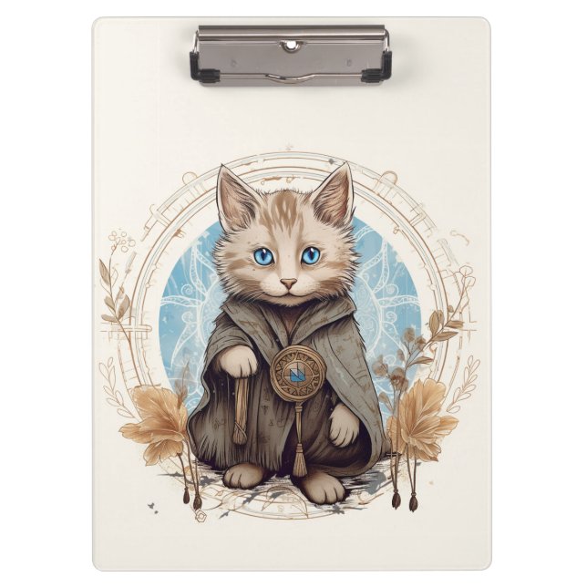 Carpeta De Pinza Gato místico (Anverso)