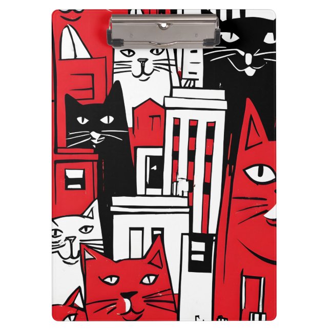 Carpeta De Pinza Gatos en Nueva York  (Anverso)