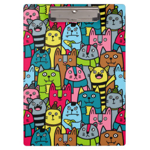 Carpeta De Pinza Gatos y gatos