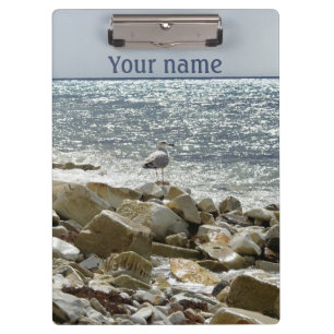 Carpeta De Pinza gaviota y oleaje