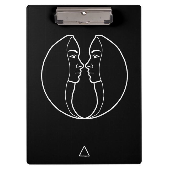 Carpeta De Pinza Gemini Zodiac Sign (Anverso)