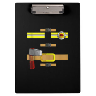 Carpeta De Pinza Genial Firefighter Uniforme Diy Halloween