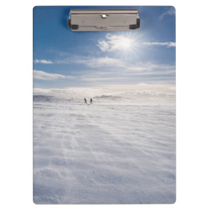 Carpeta De Pinza Gente caminando sobre nieve, Islandia
