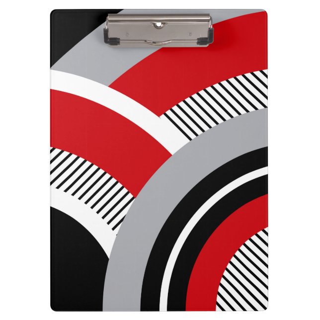 Carpeta De Pinza Geometría colorida (Anverso)