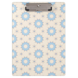 Carpeta De Pinza Geometría de Estrella Fugaz Azul