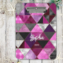 geométrica de color rosa púrpura de moda