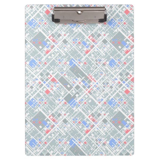 Carpeta De Pinza Geométrico abstracto moderno. (Anverso)