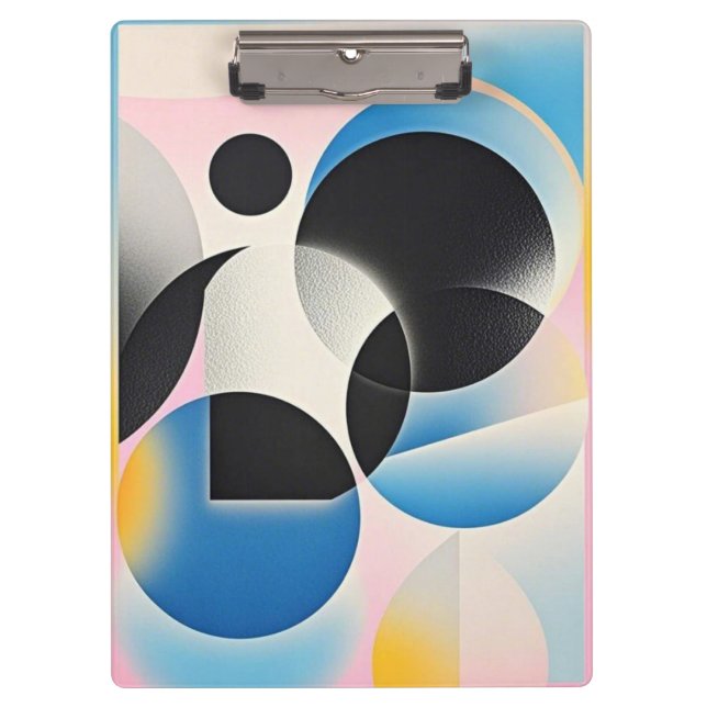 Carpeta De Pinza Geométrico de arte abstracto vibrante y caprichoso (Anverso)