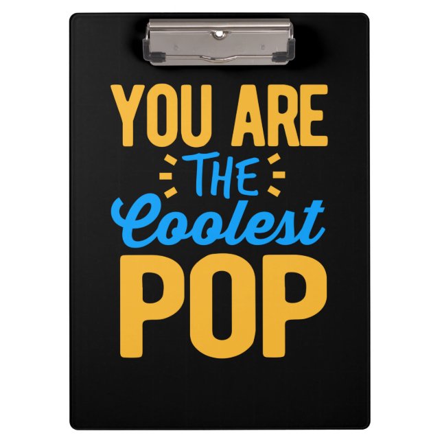 Carpeta De Pinza Gifts Dad | You Are The Coolest Papa (Anverso)