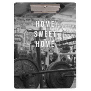 Carpeta De Pinza Gimnasio - Hogar Dulce - Barbell - entrenamiento