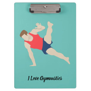 Carpeta De Pinza Gimnasta masculino