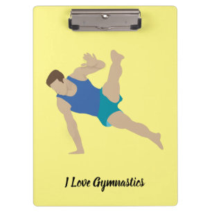 Carpeta De Pinza Gimnasta masculino