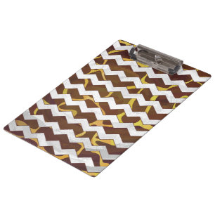 Carpeta De Pinza Giraffe Brown and Yellow Print