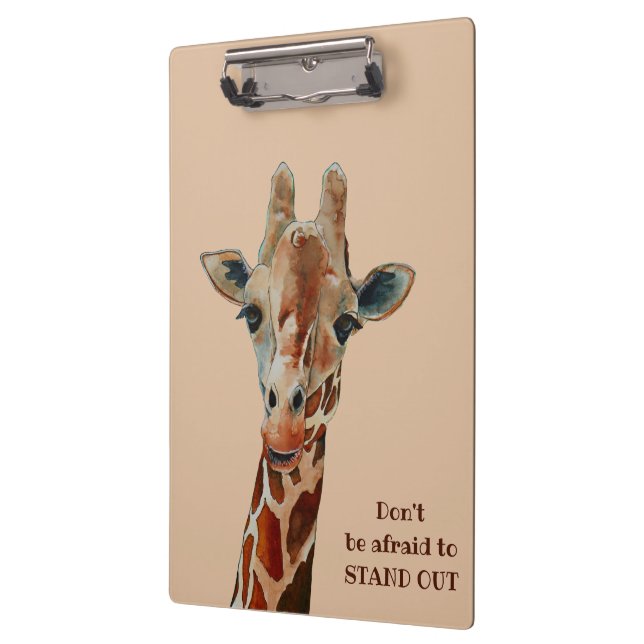 Carpeta De Pinza Giraffe das Safari Tier Aquarell  (Izquierda)