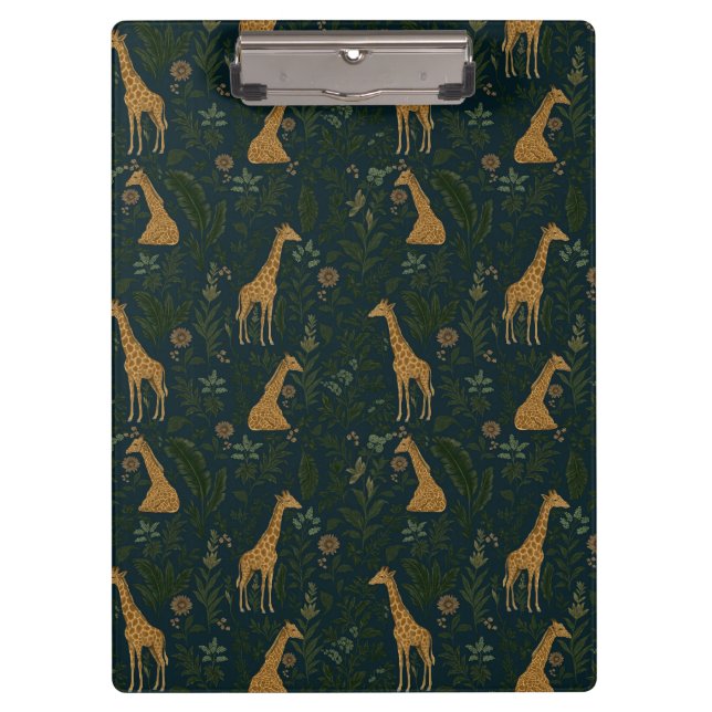 Carpeta De Pinza Giraffe Hangout Tropical (Anverso)