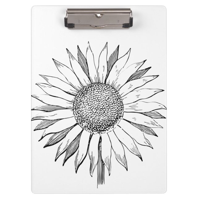 Carpeta De Pinza Girasol ilustrado (Anverso)