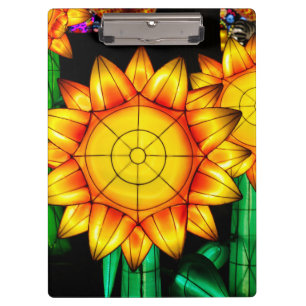 Carpeta De Pinza Girasoles de llamarada solar