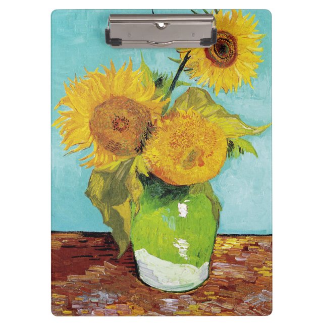 Carpeta De Pinza Girasoles Vincent van Gogh   (Anverso)