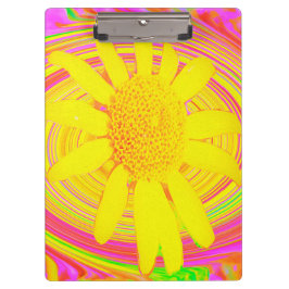 Carpeta De Pinza Giro amarillo en un giro psicodélico