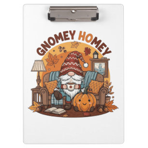 Carpeta De Pinza Gnome diseño de calabaza estacional en casa