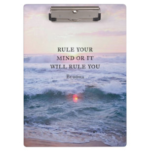 Carpeta De Pinza "Gobierna Tu Mente O Te Gobernará" - Buda