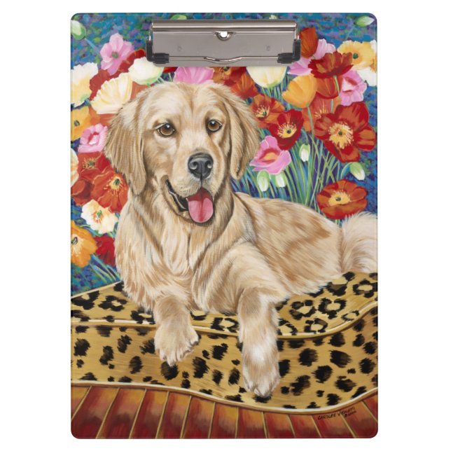 Carpeta De Pinza Golden Boy Retriever (Anverso)