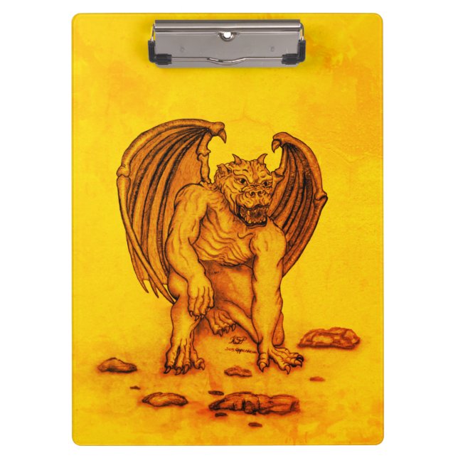 Carpeta De Pinza Golem Gargoyle (Anverso)