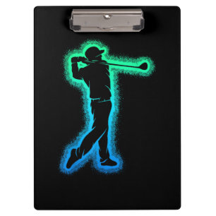 Carpeta De Pinza Golf Club Golfer Niños Niños Hombres Golf