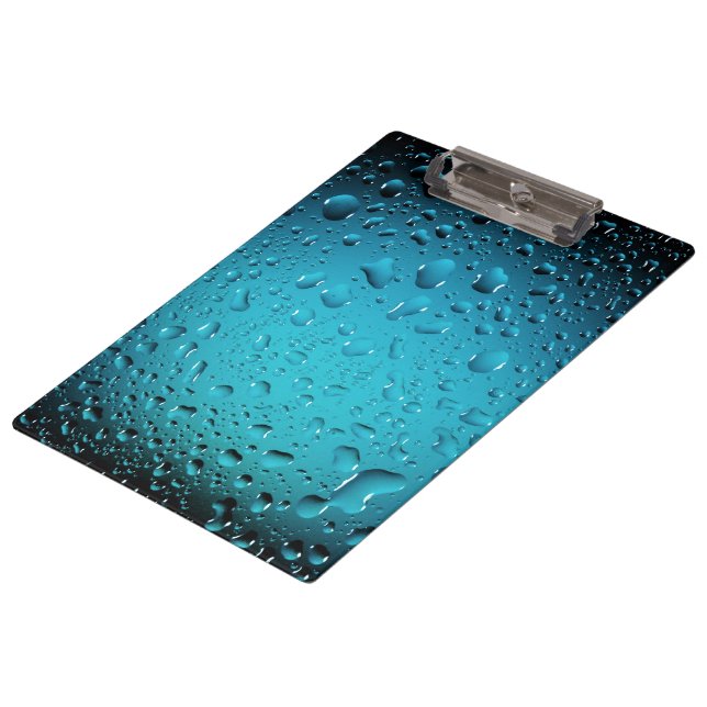 Carpeta De Pinza Gotas de agua azul Guay con estilo (Angular)