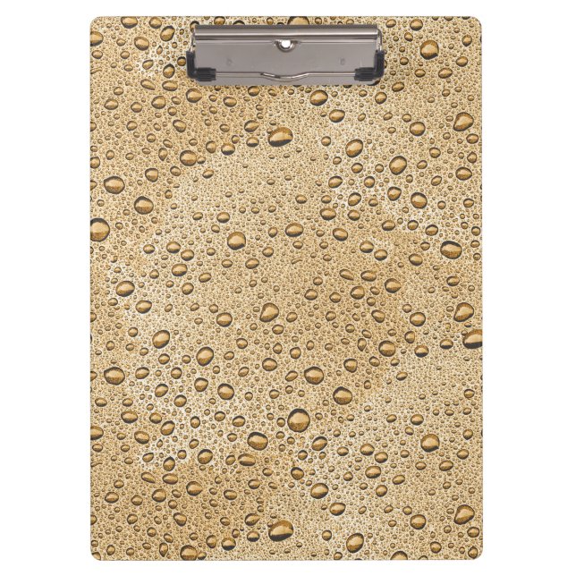 Carpeta De Pinza Gotas de agua de oro (Anverso)
