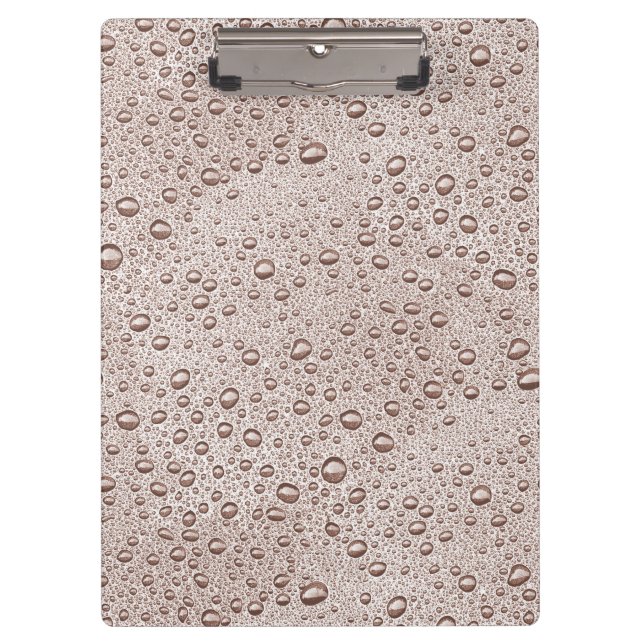 Carpeta De Pinza Gotas de agua de Sepia (Anverso)