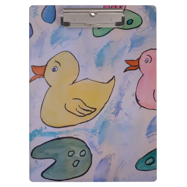 Carpeta De Pinza Gotas de lluvia en los Ducklings (Anverso)