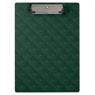 Carpeta De Pinza Gotitas de Agua en Metal Verde