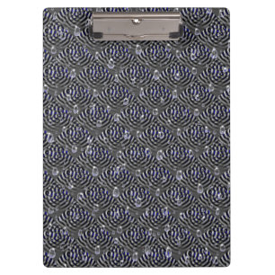 Carpeta De Pinza Gotitas de lluvia en metal