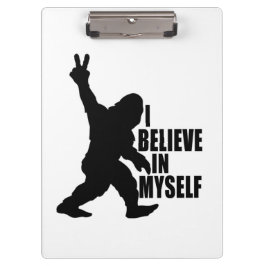 Carpeta De Pinza Gracioso pez gordo -creo en mí mismo