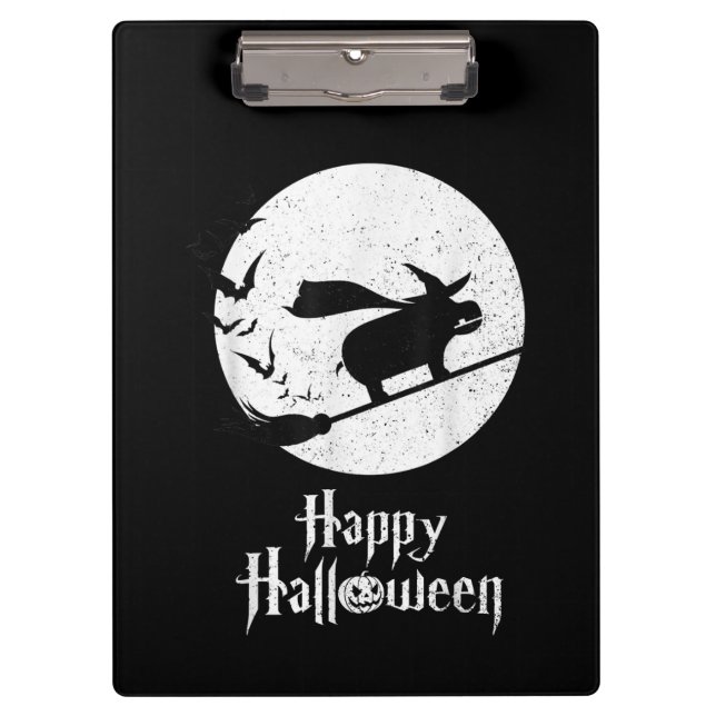 Carpeta De Pinza Gracioso regalo de Halloween de bruja Hippo Lover (Anverso)