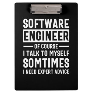 Carpeta De Pinza Gracioso regalo de ingeniero de software de progra