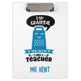 Carpeta De Pinza Graciosos Clipboards para profesores - Blue Grater