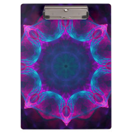 Carpeta De Pinza Gradiente azul y rosado neón oscuro de Kaleidoscop