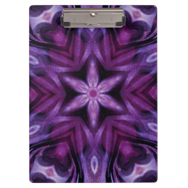 Carpeta De Pinza Gradiente cardíaco Purpurinoso de caleidoscopio pú
