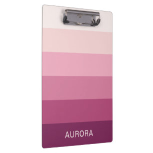 Carpeta De Pinza Gradiente de color Volver a la escuela - Nombre pe