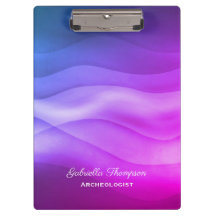 Gradiente magenta púrpura moderno Ondas abstractas