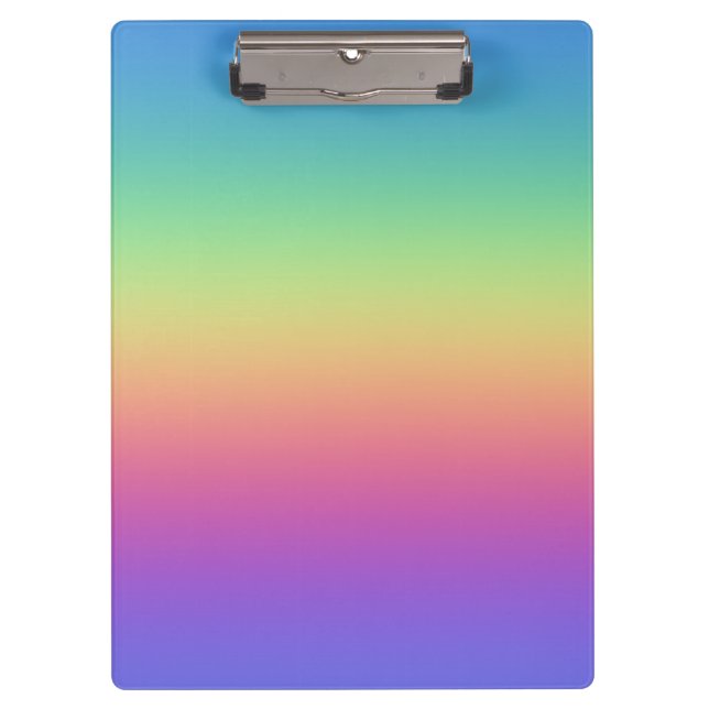Carpeta De Pinza Gradiente profundo del arcoiris (Anverso)