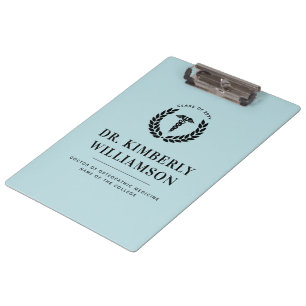 Carpeta De Pinza Graduación personalizada de la Escuela de Medicina