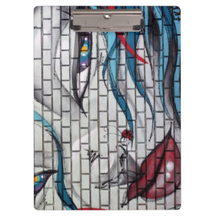 Carpeta De Pinza Graffiti Chica asiático