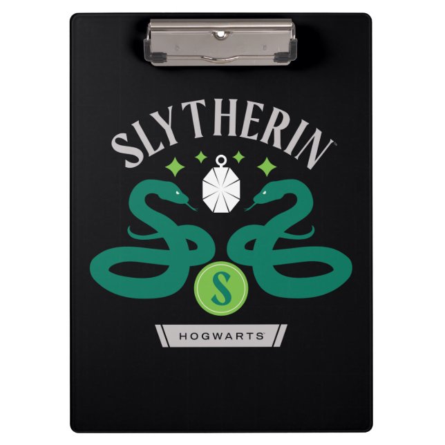 Carpeta De Pinza Gráfica de bloqueo de serpiente doble SLYTHERIN™ H (Anverso)