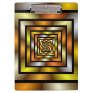 Carpeta De Pinza Gráfica trippy colorida de túnel luminoso