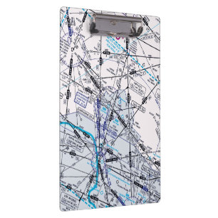 Carpeta De Pinza Gráfico de aviación