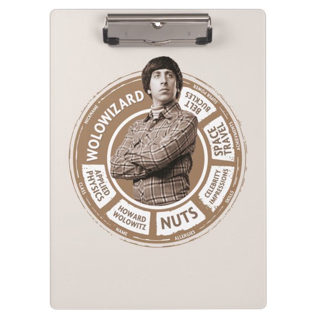 Carpeta De Pinza Gráfico de Howard Info (Anverso)