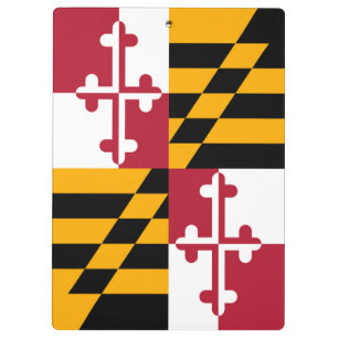 Carpeta De Pinza Gráfico de la bandera del estado de Maryland